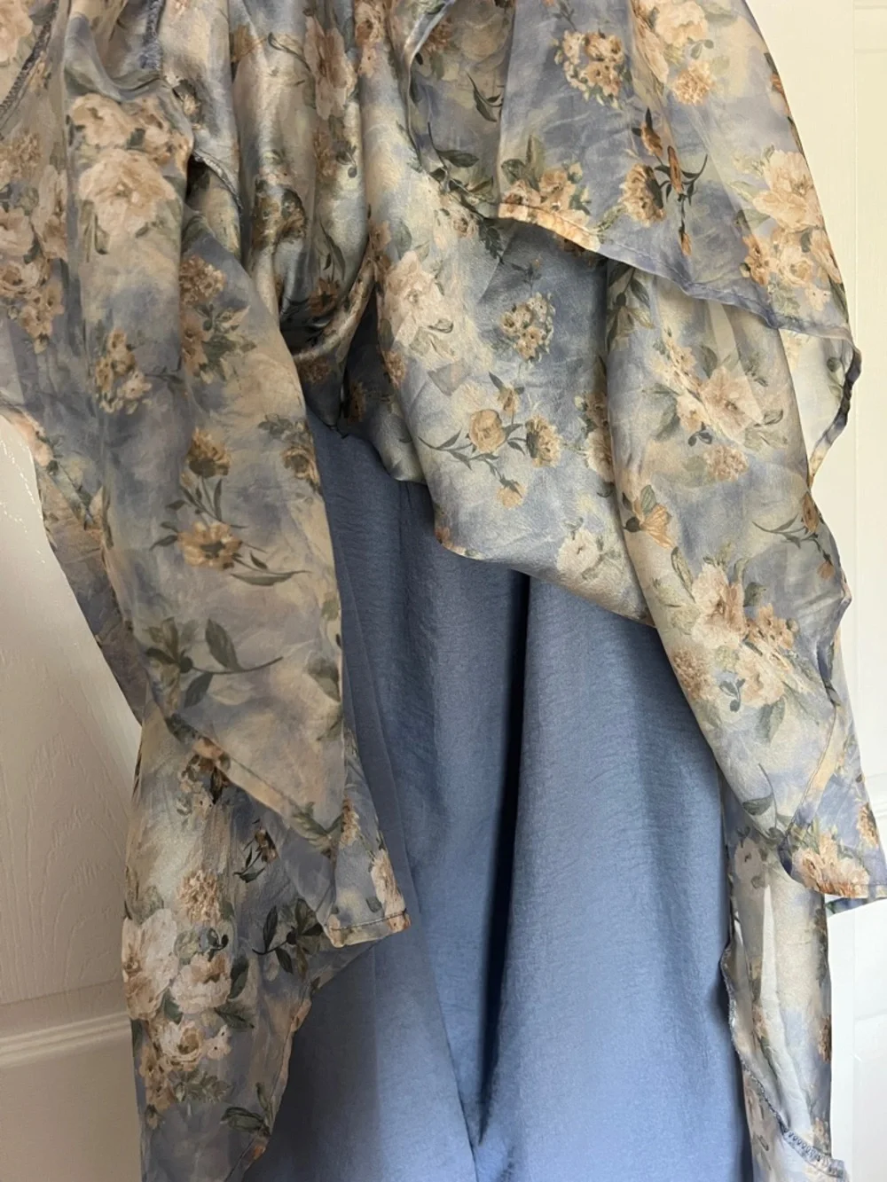 wild fable Blue Floral Maxi Dress - Picture 4 of 7